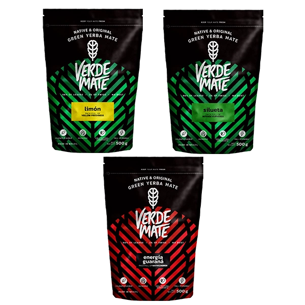 Zestaw Yerba Verde Mate Green 3x500g