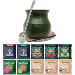 Zestaw startowy Yerba Verde Mate Green 10x50g