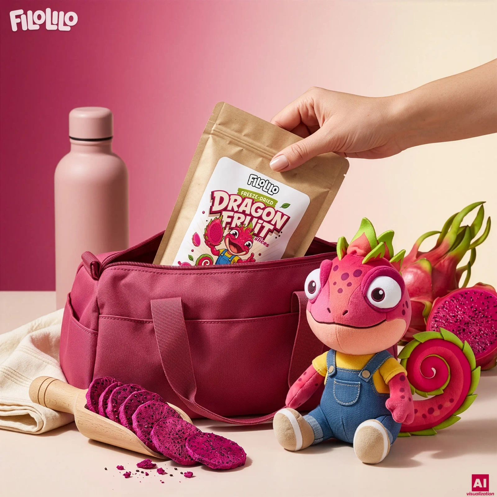 Liofilizowany dragon fruit FiloLilo – zastosowanie
