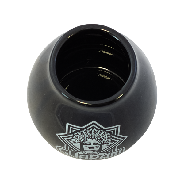 Tykwa Ceramiczna czarna z logo Guarani - 350 ml