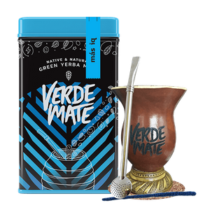 Zestaw Yerbera Verde Mate Mas IQ 0,5kg Cuia