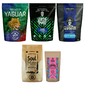 Zestaw Yerba Mate zimowe różne smaki rodzaje 