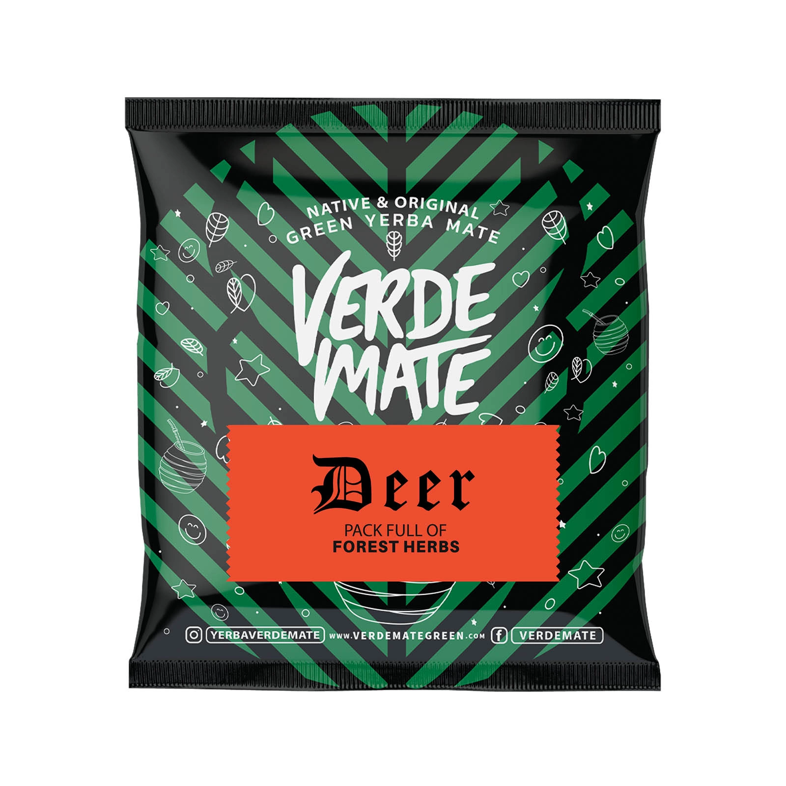 Verde Mate Green Deer - Zbliżenie