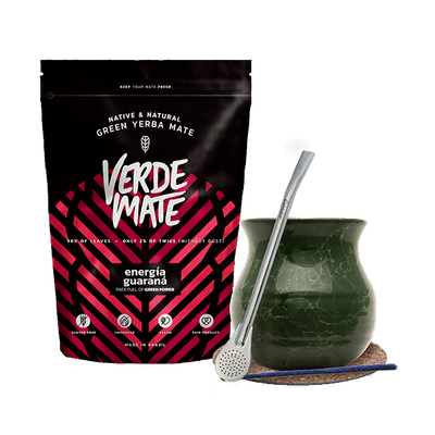 Zestaw Yerba Mate Energia 500g  Tykwa Bombilla