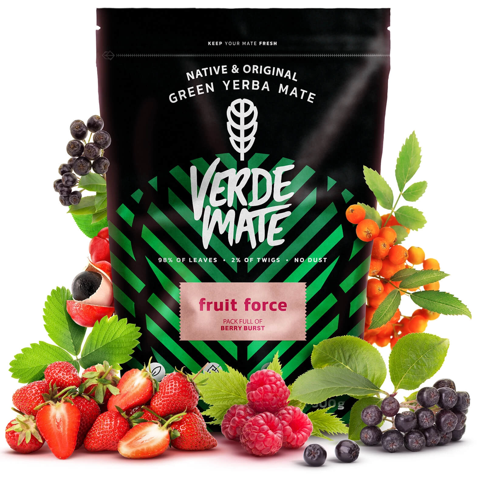 Verde Mate Green Fruit Force - Zbliżenie