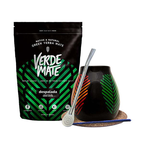Zestaw startowy bombilla matero + Yerba Mate Verde