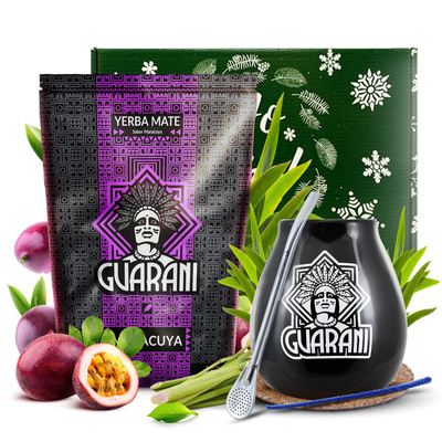 Zestaw prezentowy Yerba Mate Marakuja Tykwa 500g