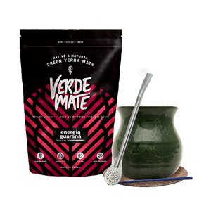 Zestaw Yerba Mate Energia 500g  Tykwa Bombilla