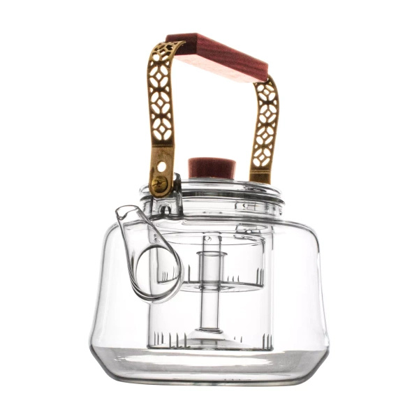 Szklany dzbanek z zaparzaczem Ornamento 1000 ml