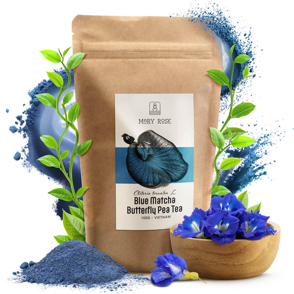 Mary Rose – Blue Matcha – Butterfly Pea Tea (w proszku) 100 g