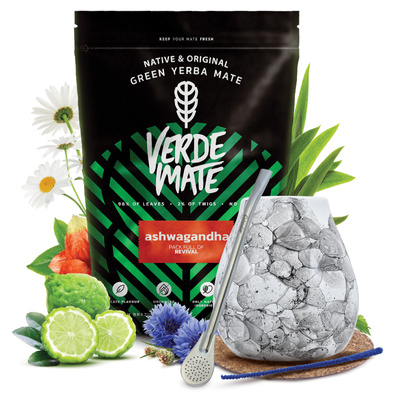 Zestaw Yerba Mate Verde Mate 500g 0,5kg Matero + Bombilla