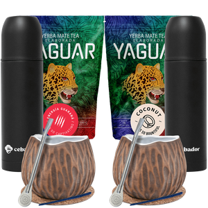 Zestaw Yerba Mate Yaguar Kokos dla dwojga YERBOMOS