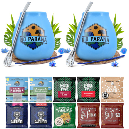 Zestaw Yerba Mate DLA DWOJGA Matero Bombilla 