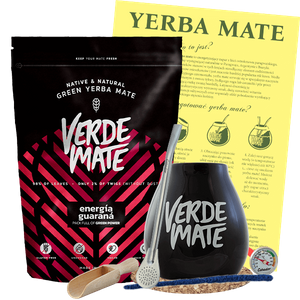 Zestaw Yerba Verde Mate Energia Guarana 500g