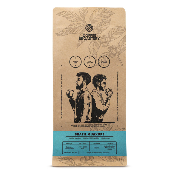 Zestaw kawa Bro Coffee Roastery Brazil Cerrado + Brazil Guaxupe 2x1kg (2kg)