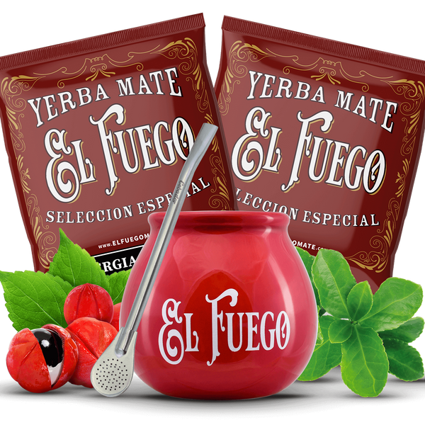 Zestaw Yerba Mate El Fuego NAJMOCNIEJSZA Energia