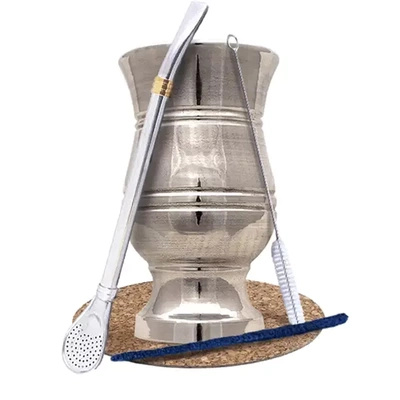 DUŻE Palo Santo okute ~250 ml Yerba Mate bombilla