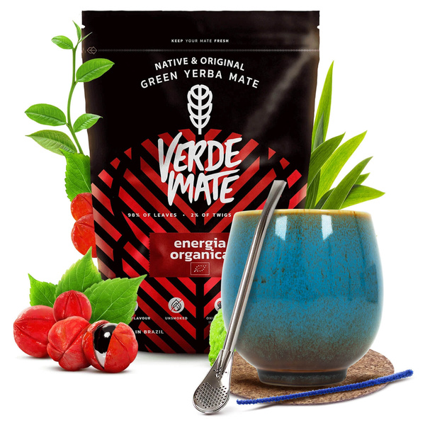Zestaw Yerba Mate Verde Mate 400g 0,4kg Matero + Bombilla