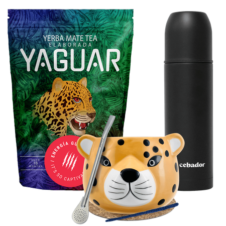 Zestaw startowy Yerba Mate Yaguar 500g Yerbomos