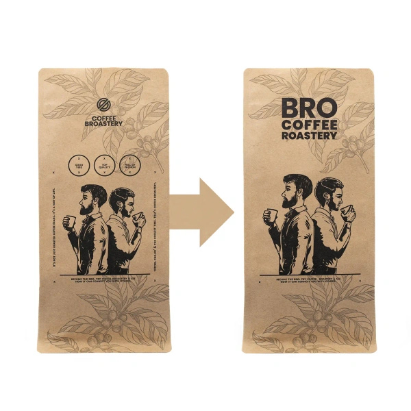 Zestaw kawa Bro Coffee Roastery Brazil Guaxupe + Brazil Samba 2x1kg (2kg)