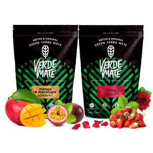 Yerba Verde Mate Mango Marakuja Truskawka 2x500g