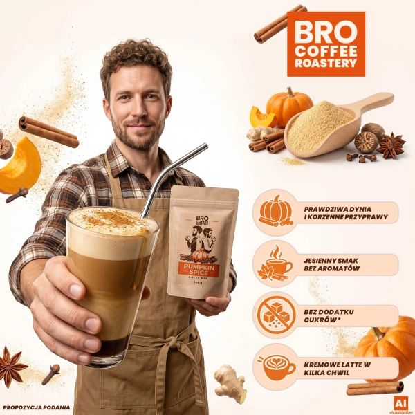 Bro Coffee Roastery – Pumpkin Spice Latte Mix 100 g