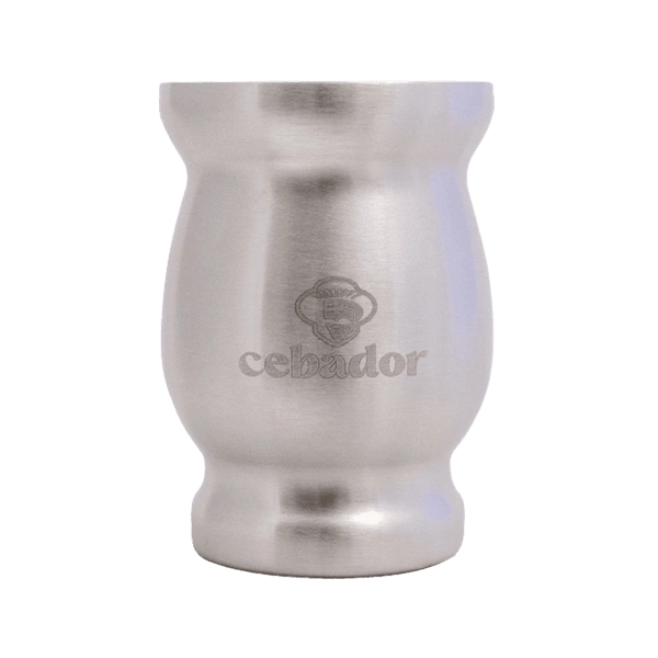 TermoMate Cebador – naczynko termiczne do yerba mate – 190 ml (srebrne)