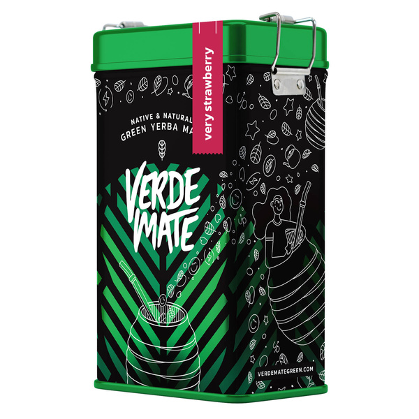 Yerbera – Puszka z Verde Mate Green Very Strawberry 0,5kg 