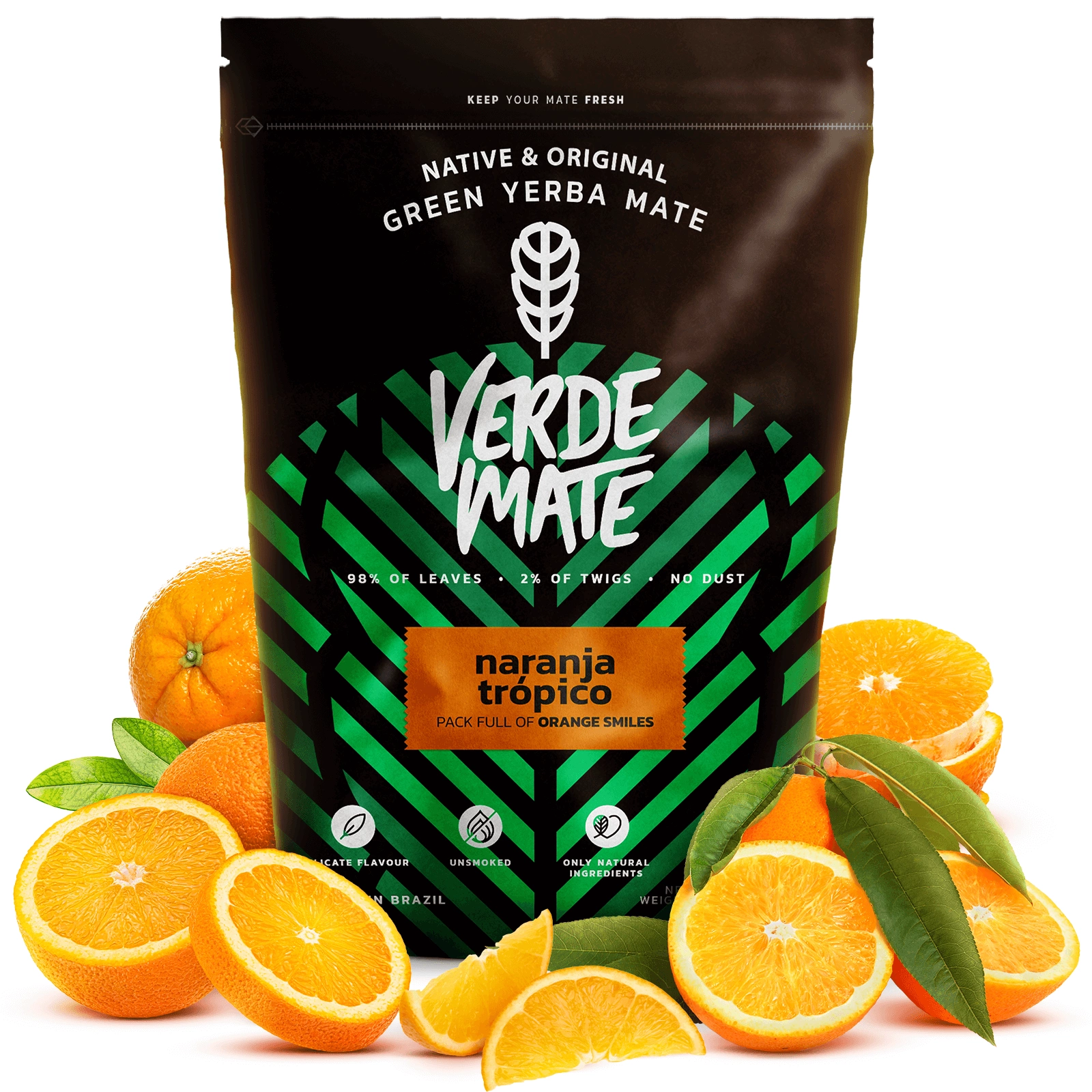 Verde Mate Green Naranja Trópico - Zbliżenie