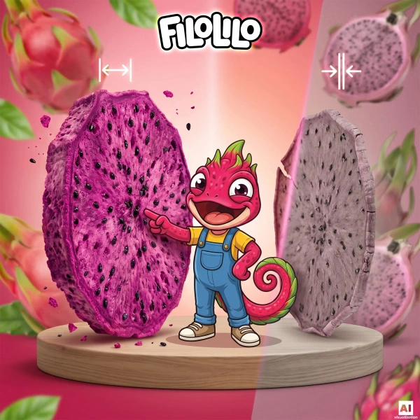 FiloLilo – Smoczy owoc liofilizowany (plastry) 100 g