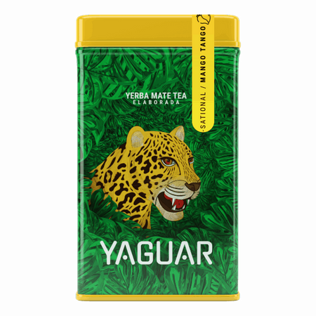 Yerbera – Puszka z Yerba Mate Yaguar Mango Tango 0,5 kg 