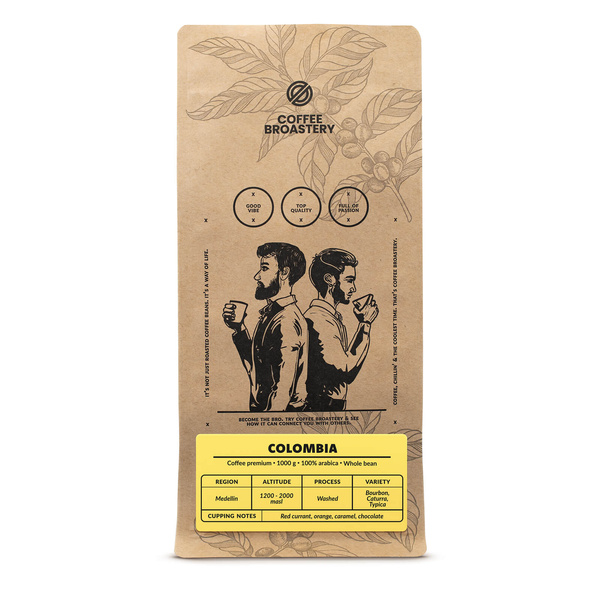 Zestaw kawa Bro Coffee Roastery Colombia Medellin + Nicaragua Colibrí Azul + Brazil Cerrado 3x1kg (3kg)