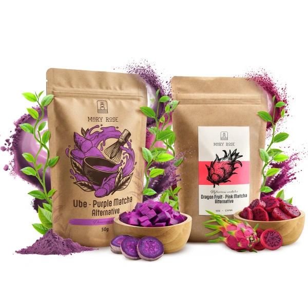 Zestaw Kolorowe Matche: Pink Matcha + Purple Matcha