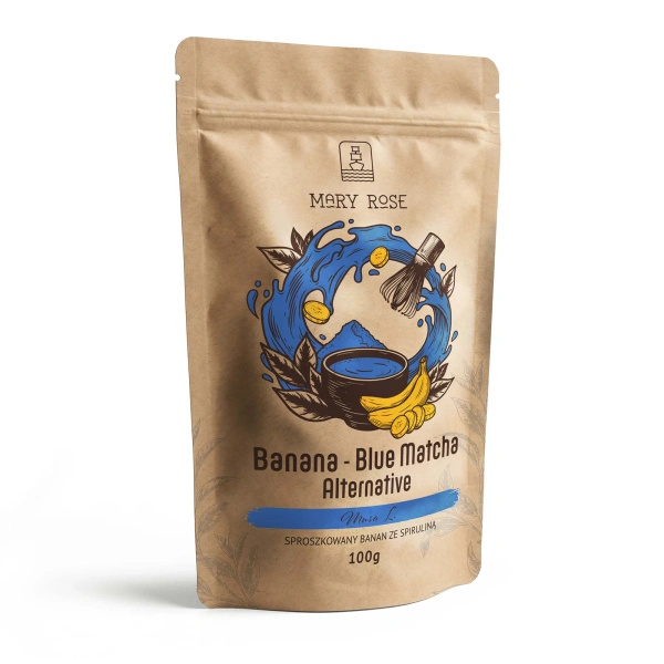 Mary Rose – Blue Matcha Alternative – Banan (w proszku) 100 g