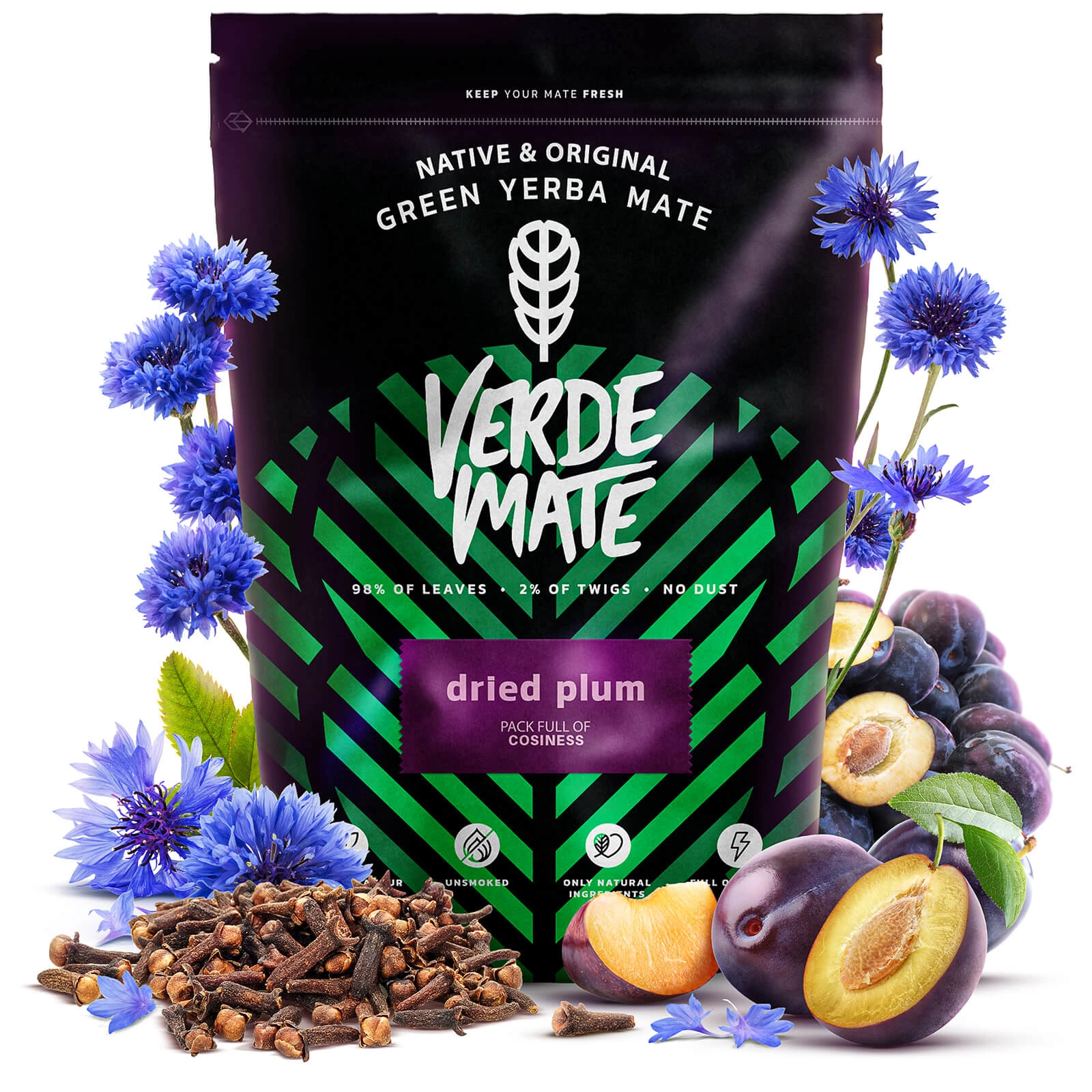 Verde Mate Green Dried Plum - Zbliżenie