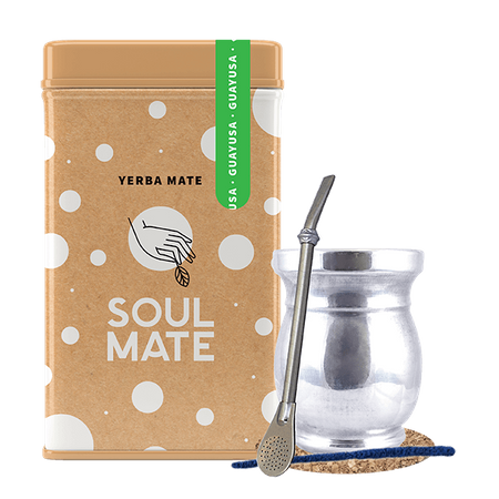 Zestaw Yerbera Soul Mate Guayusa Organica 0,5kg Palo Santo