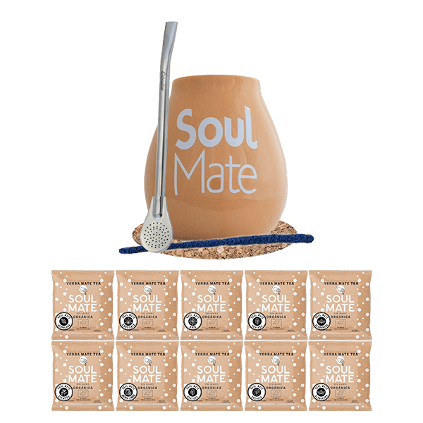 Zestaw Yerba Soul Mate 500g Tykwa Bombilla 10x50g