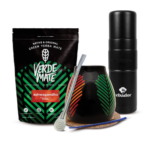 Zestaw Yerba Mate Verde Mate 400g 0,4kg Yerbomos XL + Matero + Bombilla