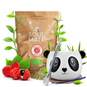 Zestaw Yerba Mate Soul Mate Energia 500g Tykwa + Bombilla