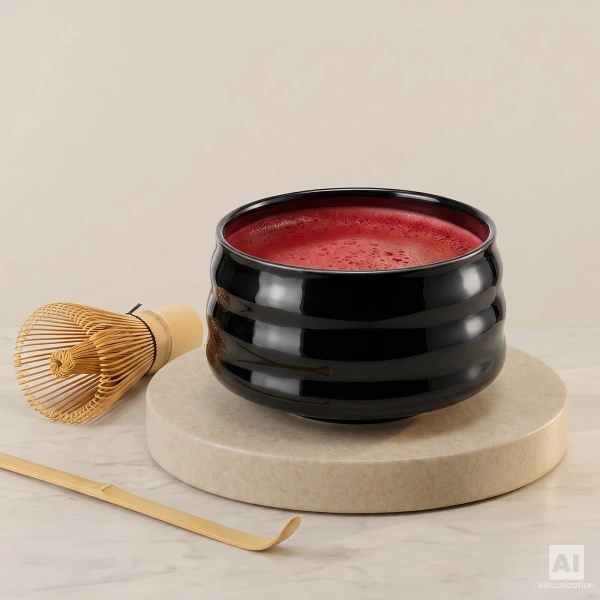 Zestaw prezentowy do przygotowania Red Matcha - akcesoria Yoru