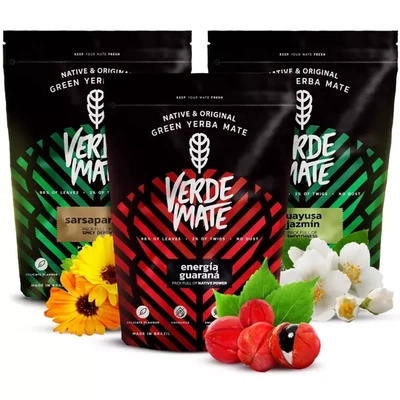 Zestaw yerba mate Verde Mate Green Energia 3x500 1,5kg