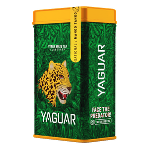 Yerbera – Puszka z Yerba Mate Yaguar Mango Tango 0,5 kg 