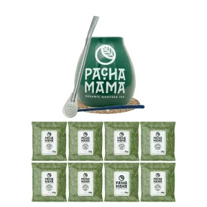 Zestaw Guayusa Pachamama: próbki 8x25g + Matero + Bombilla