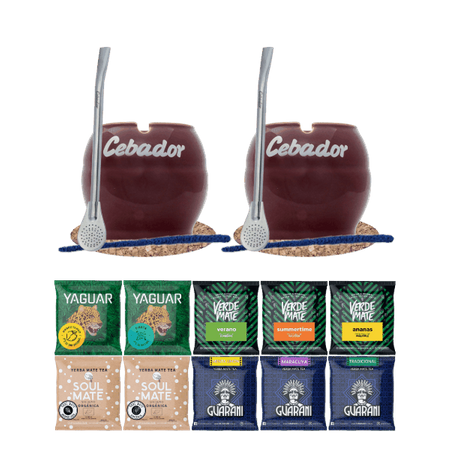 Zestaw startowy Yerba Mate dla Dwojga 10x 50g 500g
