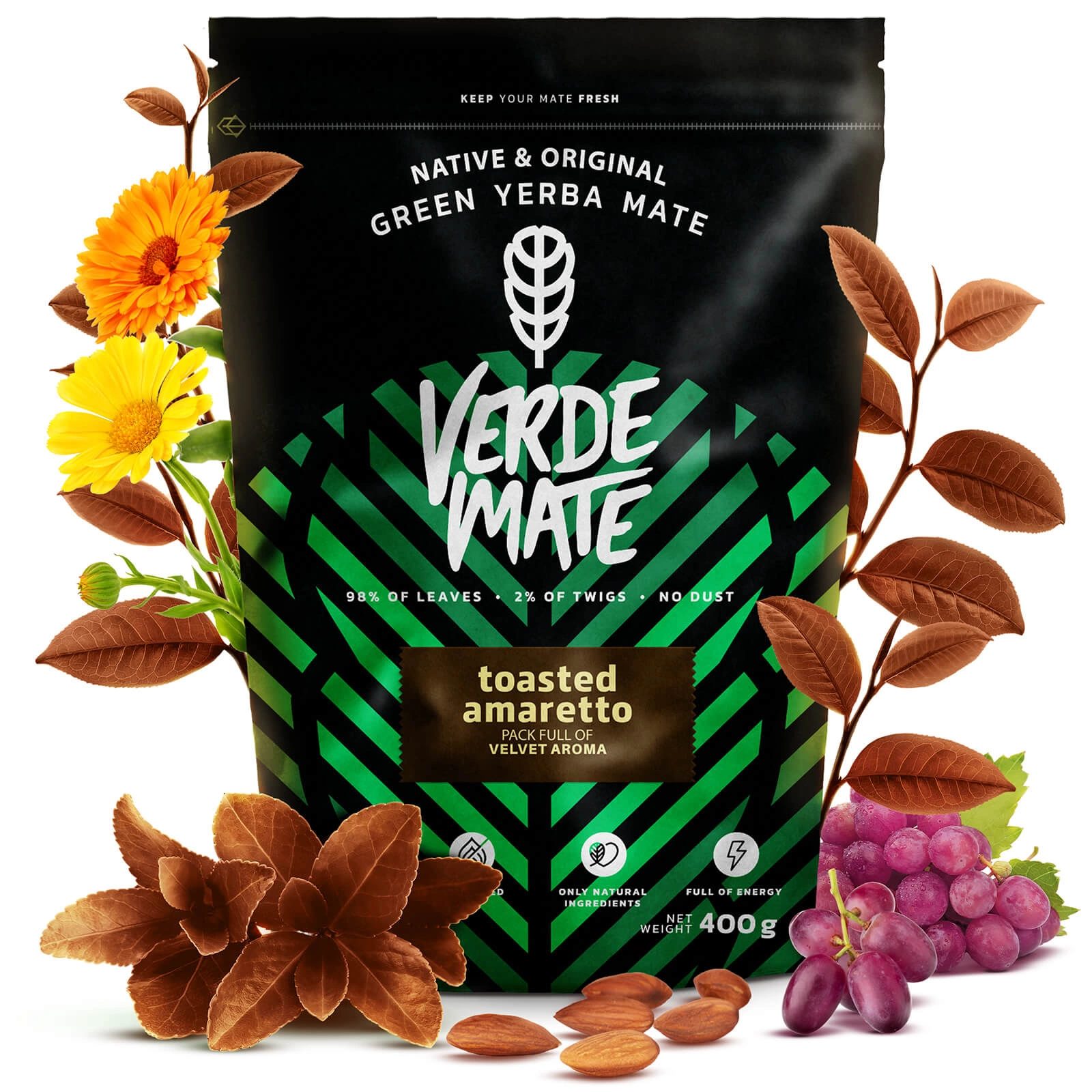Verde Mate Amaretto - Zbliżenie