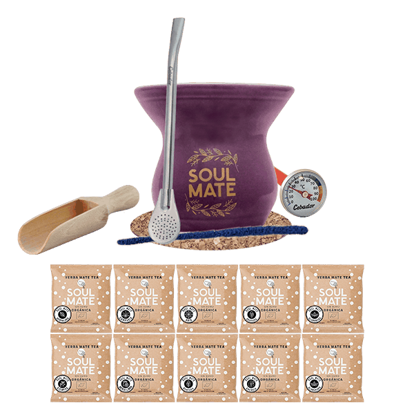 Zestaw Yerba Soul Mate 500g Tykwa Bombilla 10x50g