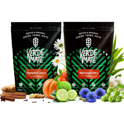 Zestaw Yerba Mate Verde Mate: Ashwagandha + Pumpkin Spice