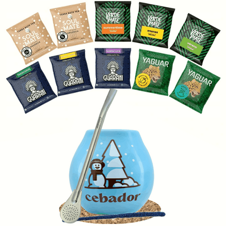 Zestaw startowy Yerba Mate Tykwa Bombilla 10x50g