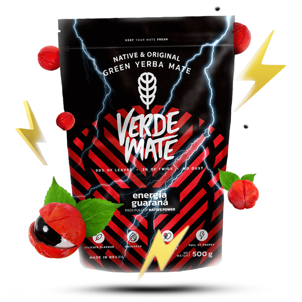 Zestaw dla dwojga z Verde Mate Energia Guarana 0,5kg