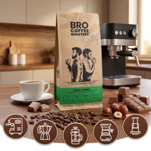 Zestaw kawa Bro Coffee Roastery Brazil Guaxupe + Brazil Samba 2x1kg (2kg)